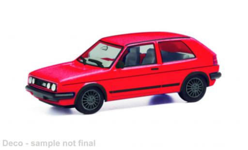 Miniature Volkswagen Golf 1/87 Herpa II GTI metallise rouge Volkswagen Golf 1/87 Herpa II GTI metallise rouge miniature
