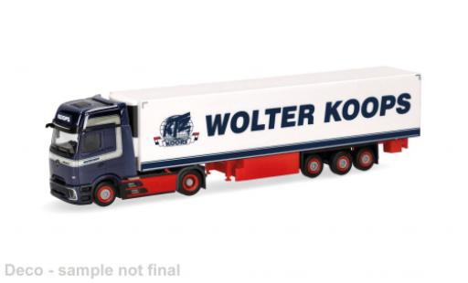 Miniature Mercedes Actros 1/87 Herpa L bleue/blanche Wolter Koops 1:87 Mercedes Actros 1/87 Herpa L bleue/blanche Wolter Koops 1:87 miniature