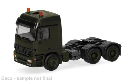 Miniature Mercedes Actros 1/87 Herpa L oliv Belgian Army 1:87 Mercedes Actros 1/87 Herpa L oliv Belgian Army 1:87 miniature