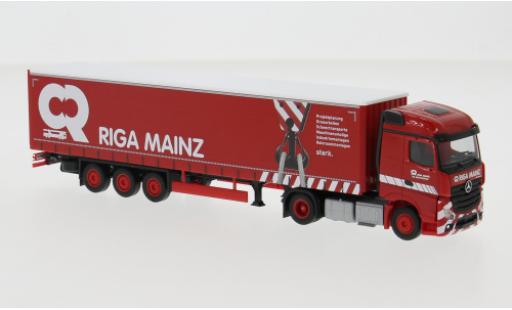 Miniature Mercedes Actros 1/87 Herpa Riga Mainz 1:87 Mercedes Actros 1/87 Herpa Riga Mainz 1:87 miniature