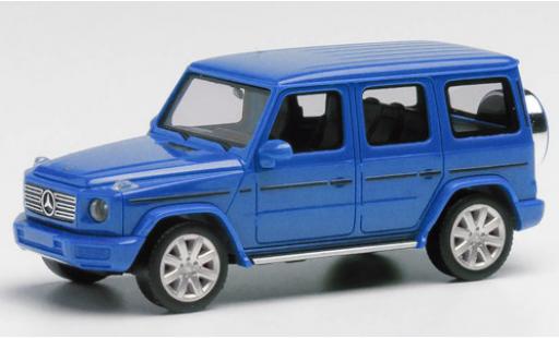 Miniature Mercedes Classe G 1/87 Herpa metallise bleue Mercedes Classe G 1/87 Herpa metallise bleue miniature