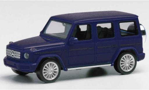 Miniature Mercedes Classe G 1/87 Herpa metallise bleue avec AMG-jantes Mercedes Classe G 1/87 Herpa metallise bleue avec AMG-jantes miniature