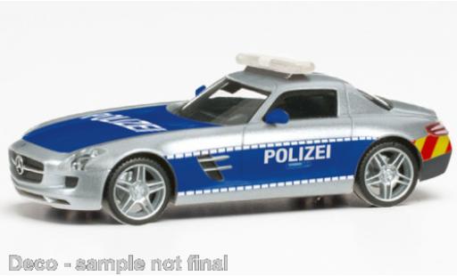 Miniature Mercedes SLS 1/87 Herpa AMG Polizei Showcar Mercedes SLS 1/87 Herpa AMG Polizei Showcar miniature