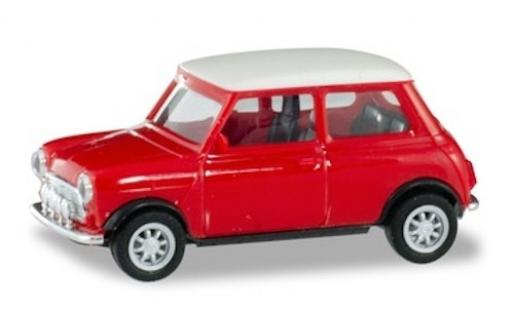 Miniature Mini Cooper 1/87 Herpa rouge/blanche mit Zusatzscheinwerfern Mini Cooper 1/87 Herpa rouge/blanche mit Zusatzscheinwerfern miniature