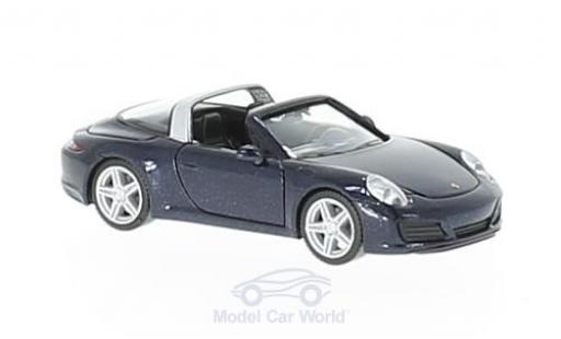 Miniature Porsche 911 1/87 Herpa Targa 4 metallise bleue Porsche 911 1/87 Herpa Targa 4 metallise bleue miniature