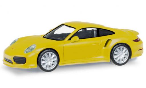 Miniature Porsche 911 1/87 Herpa Turbo jaune Porsche 911 1/87 Herpa Turbo jaune miniature