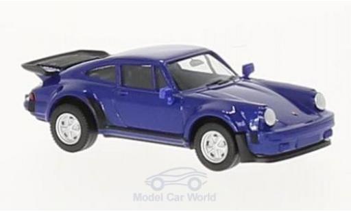 Miniature Porsche 911 Turbo 1/87 Herpa Turbo metallise bleue Porsche 911 Turbo 1/87 Herpa Turbo metallise bleue miniature