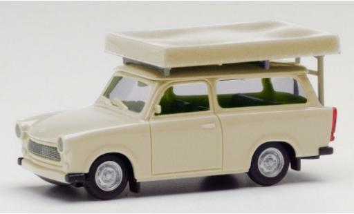Miniature Trabant 601 1/87 Herpa Universal beige avec Tente sur toit dans le état de conduite Trabant 601 1/87 Herpa Universal beige avec Tente sur toit dans le état de conduite miniature