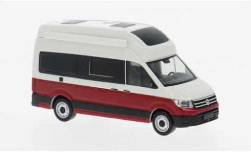 Miniature Volkswagen Crafter 1/87 Herpa Grand California beige/rouge 1:87 Volkswagen Crafter 1/87 Herpa Grand California beige/rouge 1:87 miniature