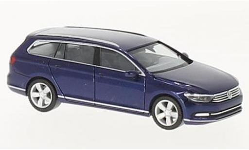 Miniature Volkswagen Passat 1/87 Herpa Variant metallise bleue Volkswagen Passat 1/87 Herpa Variant metallise bleue miniature