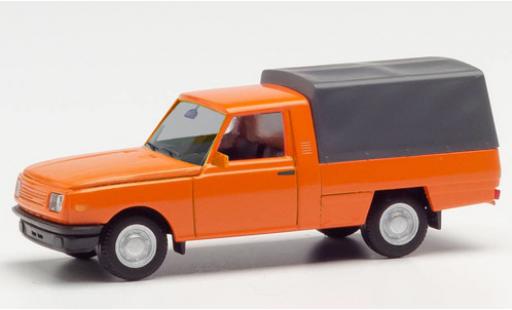 Miniature Wartburg 353 1/87 Herpa Trans orange 1985 avec toile Wartburg 353 1/87 Herpa Trans orange 1985 avec toile miniature