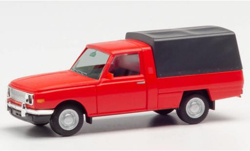 Miniature Wartburg 353 1/87 Herpa Trans rouge 1966 avec toile Wartburg 353 1/87 Herpa Trans rouge 1966 avec toile miniature