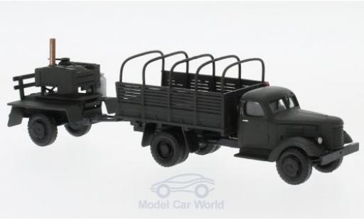 Miniature Zil 164 1/87 Herpa ZIL NVA in Polen Pritsche mit Spiegel und Feldküchen-Anhänger Zil 164 1/87 Herpa ZIL NVA in Polen Pritsche mit Spiegel und Feldküchen-Anhänger miniature