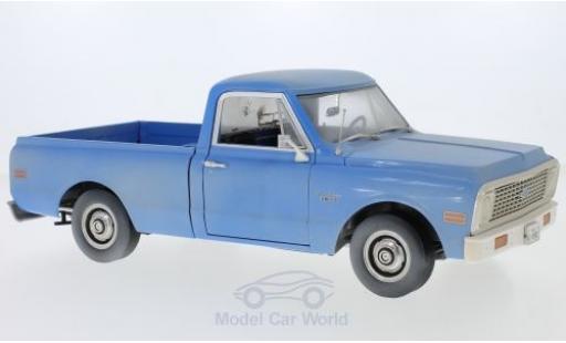 Miniature Chevrolet C-10 1/18 Highway 61 Pick Up bleue The Texas Chainsaw Massacre 1971 mit Schmutzeffekt Chevrolet C-10 1/18 Highway 61 Pick Up bleue The Texas Chainsaw Massacre 1971 mit Schmutzeffekt miniature