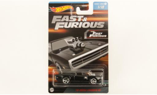 Miniature Dodge Charger 1/64 Hot Wheels R/T noire rapide & Furious 1970 Dodge Charger 1/64 Hot Wheels R/T noire rapide & Furious 1970 miniature