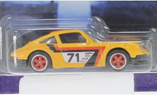 Miniature Porsche 911 1/64 Hot Wheels Premium jaune 1971 1:64 Porsche 911 1/64 Hot Wheels Premium jaune 1971 1:64 miniature
