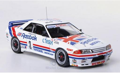 Miniature Nissan Skyline 1/43 HPI GT-R (R32) No.3 Hasemi Motor Sport Reebok JTCC Tukuba 1991 M.Hasemi/A.Olofsson Nissan Skyline 1/43 HPI GT-R (R32) No.3 Hasemi Motor Sport Reebok JTCC Tukuba 1991 M.Hasemi/A.Olofsson miniature