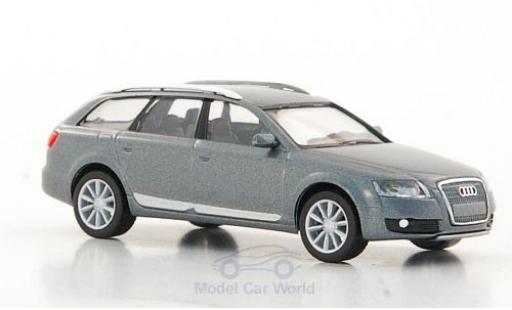 Miniature Audi A6 1/87 Herpa Allroad quattro metallise grise 2006 Audi A6 1/87 Herpa Allroad quattro metallise grise 2006 miniature