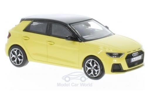Miniature Audi A1 1/43 iScale Sportback metallise jaune/noire 2018 Audi A1 1/43 iScale Sportback metallise jaune/noire 2018 miniature