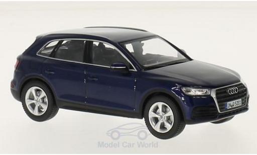 Miniature Audi Q5 1/43 iScale bleue 2016 Audi Q5 1/43 iScale bleue 2016 miniature