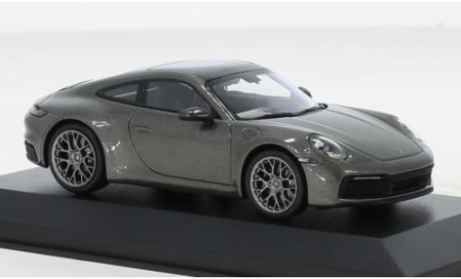 Miniature Porsche 992 4S 1/43 Minichamps 911  Carrera metallise grise 2019 Porsche 992 4S 1/43 Minichamps 911  Carrera metallise grise 2019 miniature