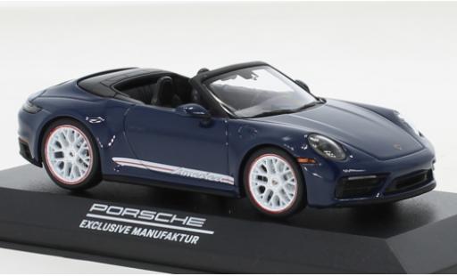 Miniature Porsche 992 GTS 1/43 Minichamps 991  Carrera Cabriolet America Edition bleue 2022 Porsche 992 GTS 1/43 Minichamps 991  Carrera Cabriolet America Edition bleue 2022 miniature