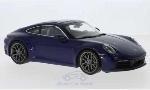 Miniature Porsche 992 4S 1/18 Minichamps 911 () Carrera 4S bleue 2019 Porsche 992 4S 1/18 Minichamps 911 () Carrera 4S bleue 2019 miniature