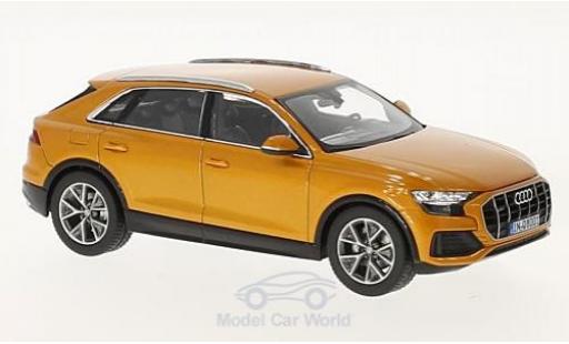 Miniature Audi Q8 1/43 Norev metallise orange 2018 Audi Q8 1/43 Norev metallise orange 2018 miniature