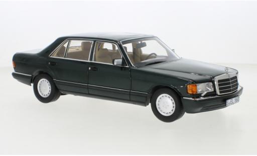 Miniature Mercedes 560 1/18 Norev SEL (V126) metallise verte 1985 Mercedes 560 1/18 Norev SEL (V126) metallise verte 1985 miniature