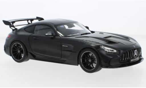 Miniature Mercedes AMG GT 1/18 Norev Black Series matt-grise Mercedes AMG GT 1/18 Norev Black Series matt-grise miniature