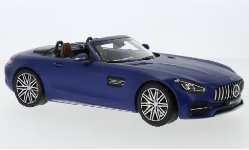 Miniature Mercedes AMG GT 1/18 Norev C Roadster (R190) matt-bleue 2017 Mercedes AMG GT 1/18 Norev C Roadster (R190) matt-bleue 2017 miniature