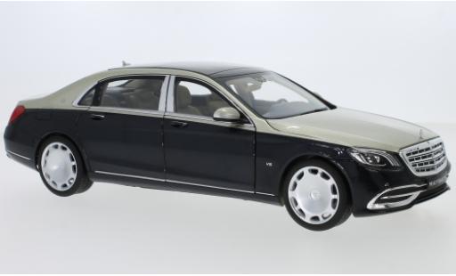 Miniature Mercedes Classe S 1/18 Norev Maybach S 650 (X222) metallise beige/metallise bleue Mercedes Classe S 1/18 Norev Maybach S 650 (X222) metallise beige/metallise bleue miniature