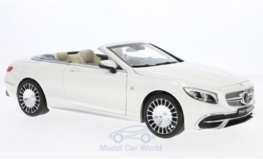 Miniature Mercedes Classe S 1/18 Norev -Maybach S650 Cabriolet blanche Mercedes Classe S 1/18 Norev -Maybach S650 Cabriolet blanche miniature