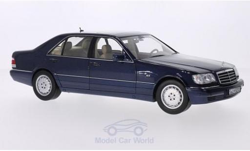 Miniature Mercedes Classe S 1/18 Norev S 500 L (W140) metallise bleue Mercedes Classe S 1/18 Norev S 500 L (W140) metallise bleue miniature