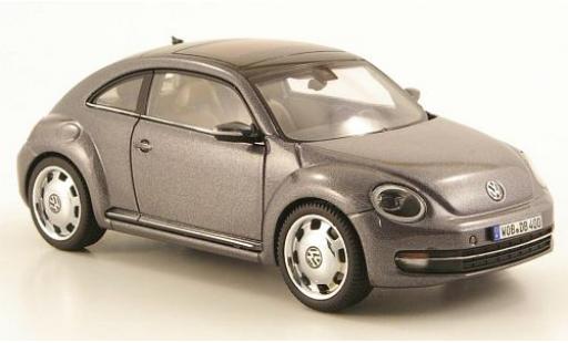 Miniature Volkswagen Beetle 1/43 Schuco metallise grise 2011 Volkswagen Beetle 1/43 Schuco metallise grise 2011 miniature
