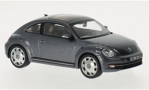 Miniature Volkswagen Beetle 1/43 Schuco metallise grise 2012 Volkswagen Beetle 1/43 Schuco metallise grise 2012 miniature