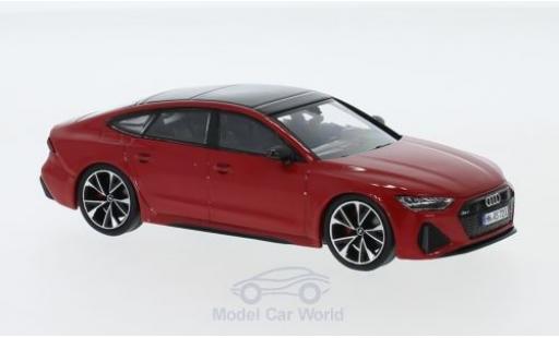 Miniature Audi RS7 1/43 Spark Sportback rouge 2019 Audi RS7 1/43 Spark Sportback rouge 2019 miniature