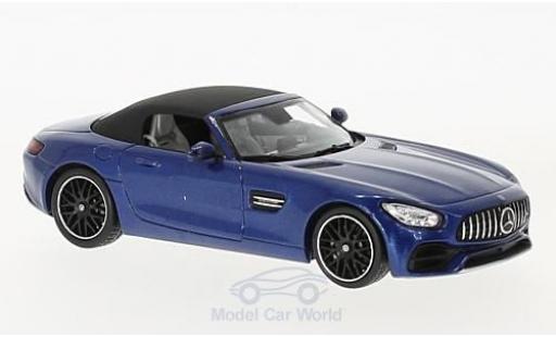 Miniature Mercedes AMG GT 1/43 Spark Roadster metallise bleue Mercedes AMG GT 1/43 Spark Roadster metallise bleue miniature