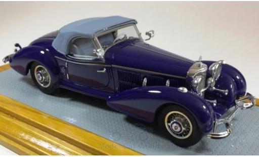 Miniature Mercedes 540 1/43 Ilario K Spezial Roadster bleue 1939 sn408383 Mercedes 540 1/43 Ilario K Spezial Roadster bleue 1939 sn408383 miniature