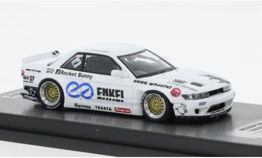 Miniature Nissan Silvia 1/64 INNO64 (S13) Pandem V2 blanche RHD Nissan Silvia 1/64 INNO64 (S13) Pandem V2 blanche RHD miniature
