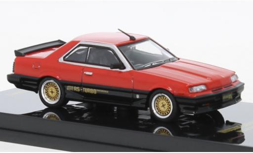 Miniature Nissan Skyline 1/64 INNO64 2000 RS-X Turbo (DR30) rouge/noire RHD Nissan Skyline 1/64 INNO64 2000 RS-X Turbo (DR30) rouge/noire RHD miniature