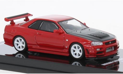 Miniature Nissan Skyline 1/64 INNO64 GT-R (R34) R-Tune rouge/carbon RHD Nissan Skyline 1/64 INNO64 GT-R (R34) R-Tune rouge/carbon RHD miniature