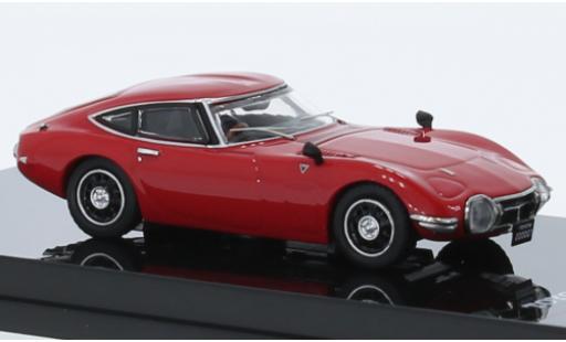 Miniature Toyota 2000 GT 1/64 INNO64 (MF10) rouge RHD Toyota 2000 GT 1/64 INNO64 (MF10) rouge RHD miniature