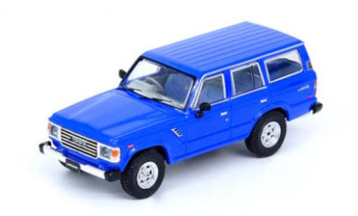 Miniature Toyota Land Cruiser 1/64 INNO64 FJ60 bleue RHD Toyota Land Cruiser 1/64 INNO64 FJ60 bleue RHD miniature