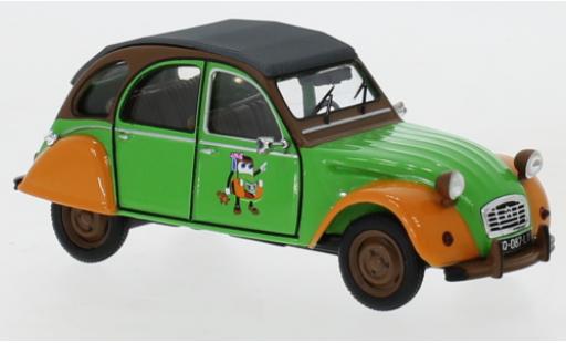 Miniature Citroen 2CV 1/43 IXO 2 CV verte/orange 1978 Citroen 2CV 1/43 IXO 2 CV verte/orange 1978 miniature