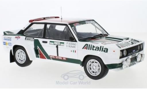 Miniature Fiat 131 1/18 IXO Abarth No.1 Alitalia Rallye WM Rallye Portugal 1978 S.Munari/P.Sodano Fiat 131 1/18 IXO Abarth No.1 Alitalia Rallye WM Rallye Portugal 1978 S.Munari/P.Sodano miniature