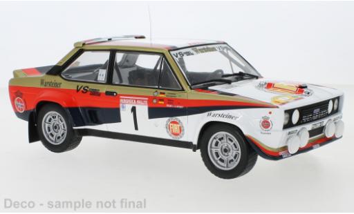 Miniature Fiat 131 1/18 IXO Abarth No.1 Team AA Sport Warsteiner Rally Hunsrück 1980 W.Röhrl/C.Geistdörfer Fiat 131 1/18 IXO Abarth No.1 Team AA Sport Warsteiner Rally Hunsrück 1980 W.Röhrl/C.Geistdörfer miniature