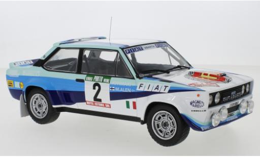 Miniature Fiat 131 1/18 IXO Abarth No.2 Rallye WM Rally Portugal 1980 M.Alen/I.Kivimaki Fiat 131 1/18 IXO Abarth No.2 Rallye WM Rally Portugal 1980 M.Alen/I.Kivimaki miniature