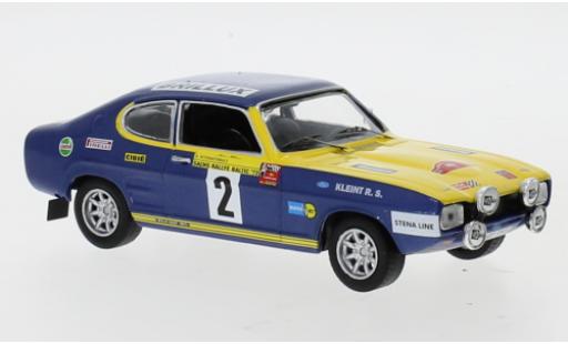 Miniature Ford Capri 1/43 IXO No.2 Rallye DM Rally Baltic 1972 W.Röhrl/J.Berger Ford Capri 1/43 IXO No.2 Rallye DM Rally Baltic 1972 W.Röhrl/J.Berger miniature