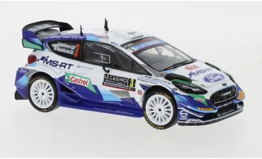 Miniature Ford Fiesta 1/43 IXO WRC No.3 Rallye WM Rally Monte Carlo 2021 T.Suninen/M.Markkula Ford Fiesta 1/43 IXO WRC No.3 Rallye WM Rally Monte Carlo 2021 T.Suninen/M.Markkula miniature
